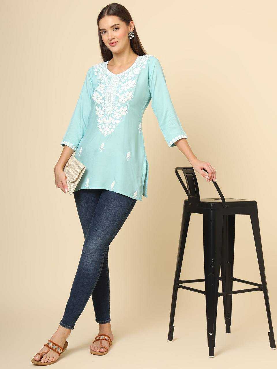 YNF REYON RVL Fabric WHOLESALE KURTI MANUFACTURER